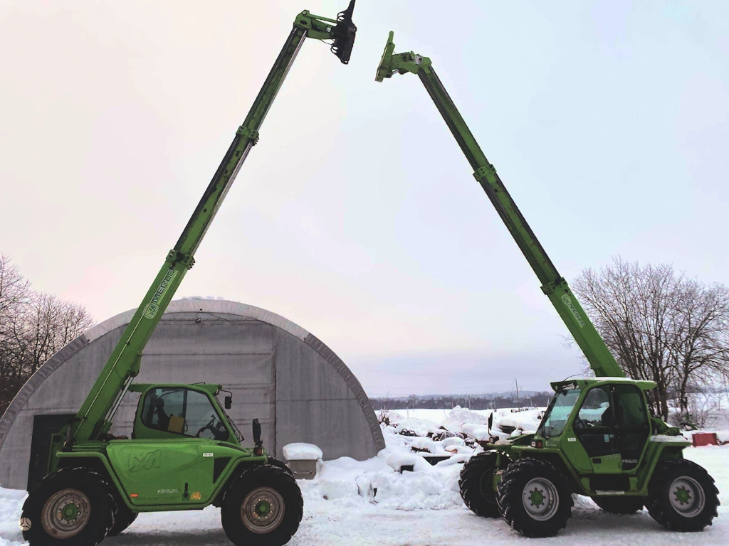 naudotas savaeigis krautuvas, merlo